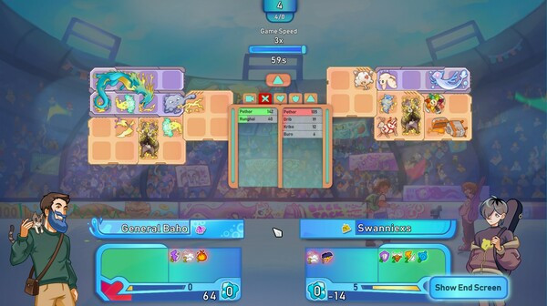 Игра NEODUEL: Backpack Monsters, скриншот