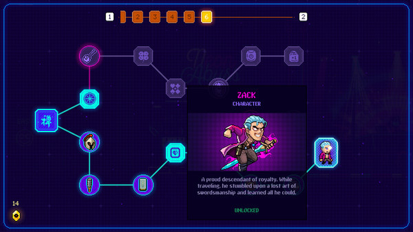 Игра Neon Abyss, скриншот