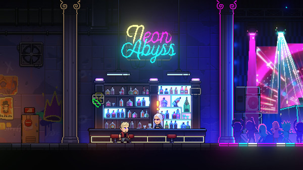 Игра Neon Abyss, скриншот