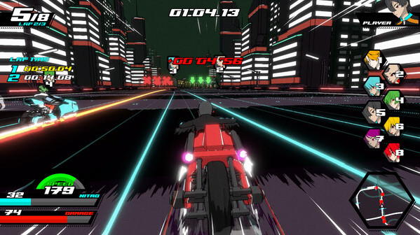 Игра Neon Apex: Beyond the Limit, скриншот
