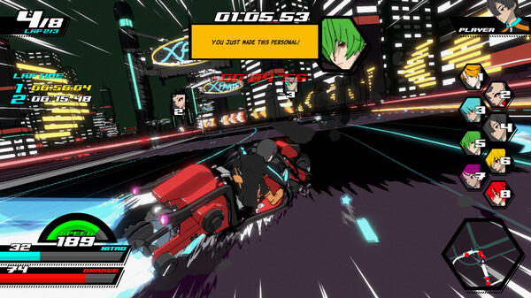 Игра Neon Apex: Beyond the Limit, скриншот