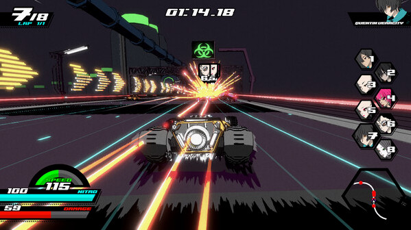 Игра Neon Apex: Beyond the Limit, скриншот