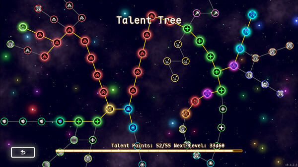 Игра Neon Ascending, скриншот