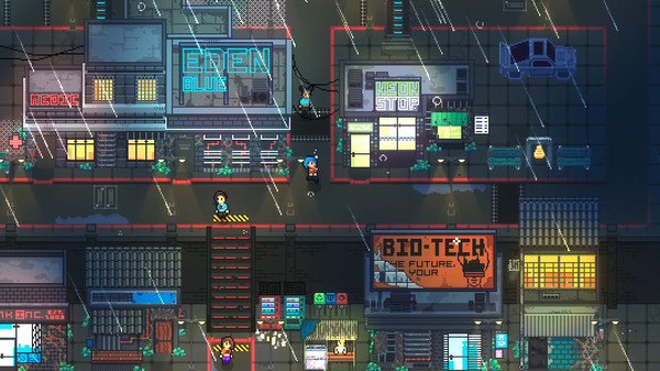 Игра Neon Blight, скриншот
