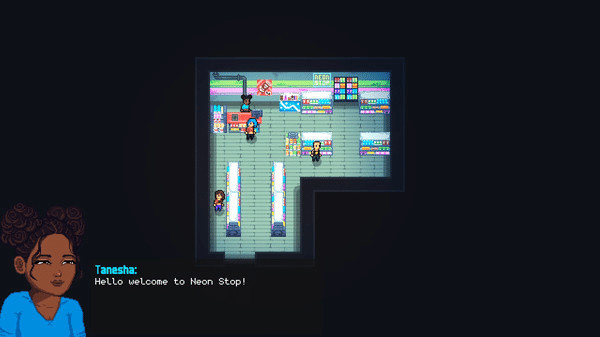 Игра Neon Blight, скриншот