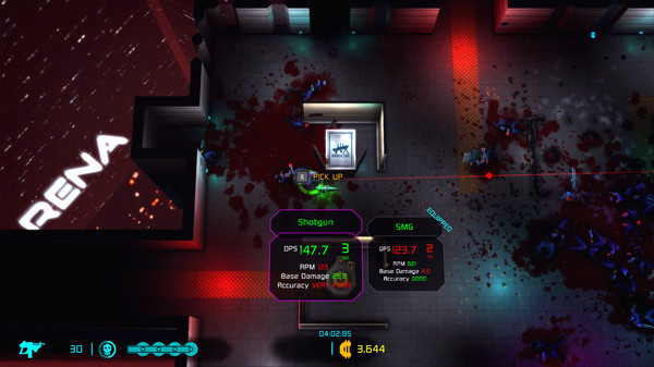 Игра Neon Chrome - Arena, скриншот