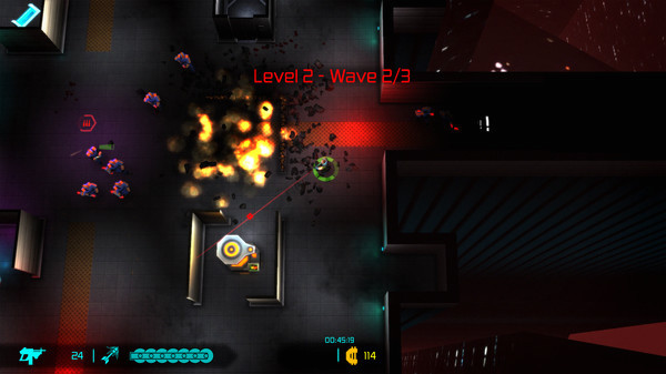 Игра Neon Chrome - Arena, скриншот