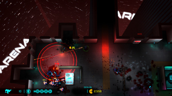 Игра Neon Chrome - Arena, скриншот