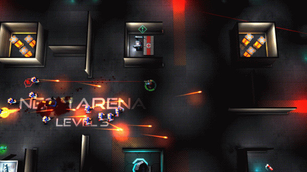 Игра Neon Chrome - Arena, скриншот