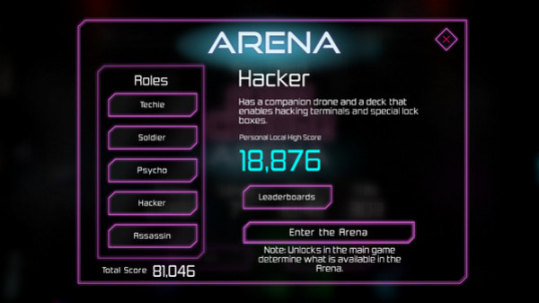 Игра Neon Chrome - Arena, скриншот