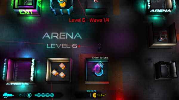 Игра Neon Chrome - Arena, скриншот