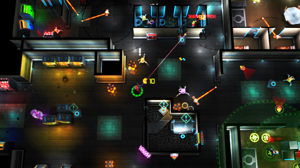Игра Neon Chrome, скриншот