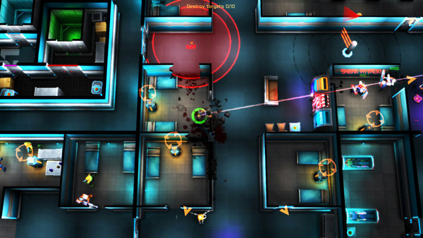 Игра Neon Chrome, скриншот
