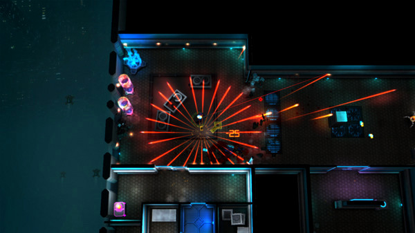 Игра Neon Chrome, скриншот