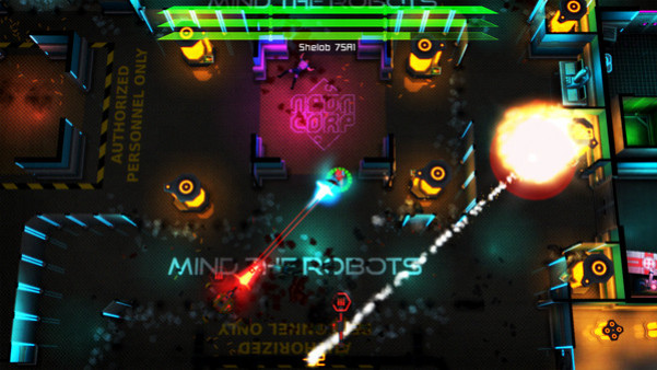 Игра Neon Chrome, скриншот