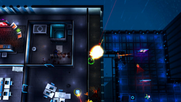 Игра Neon Chrome, скриншот