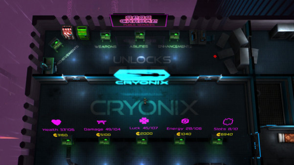 Игра Neon Chrome, скриншот