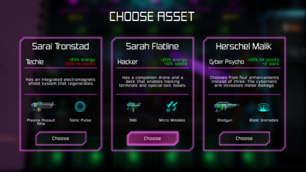 Игра Neon Chrome, скриншот