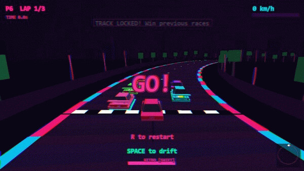 Игра NEON DRIFT ULTRA, скриншот
