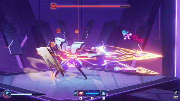 Игра Neon Echo, скриншот