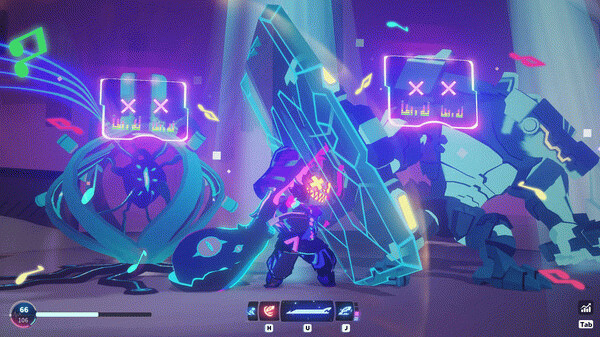 Игра Neon Echo, скриншот