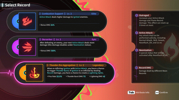 Игра Neon Echo, скриншот