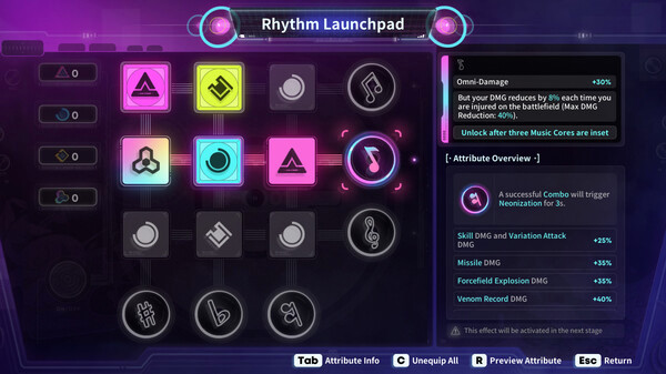 Игра Neon Echo, скриншот