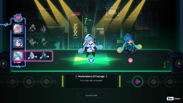 Игра Neon Echo, скриншот