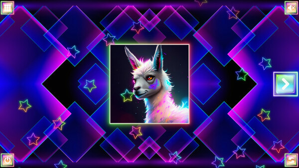 Игра Neon Fantasy: Animals, скриншот