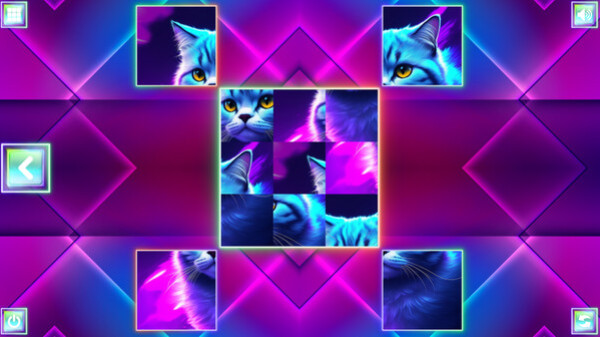 Игра Neon Fantasy: Cats, скриншот