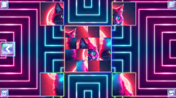 Игра Neon Fantasy: Cats, скриншот