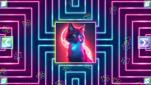 Игра Neon Fantasy: Cats, скриншот