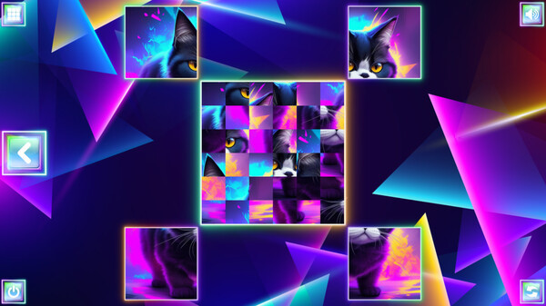 Игра Neon Fantasy: Cats, скриншот