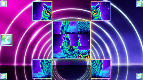 Игра Neon Fantasy: Owls, скриншот
