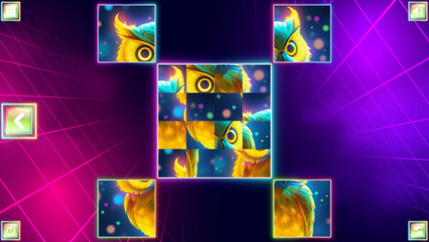 Игра Neon Fantasy: Owls, скриншот