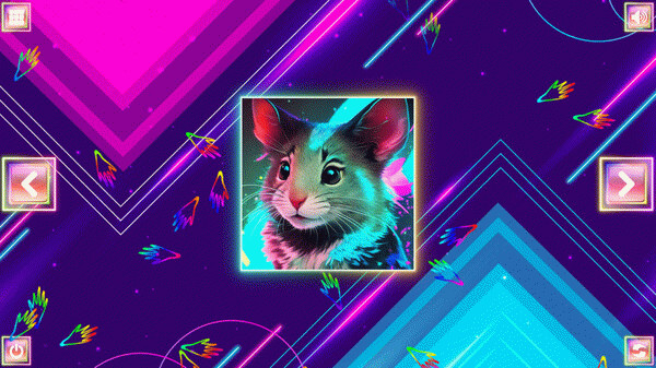 Игра Neon Fantasy: Rodents, скриншот