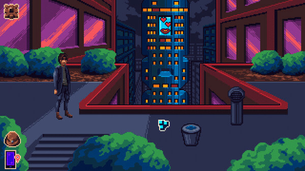 Игра Neon Hearts City, скриншот