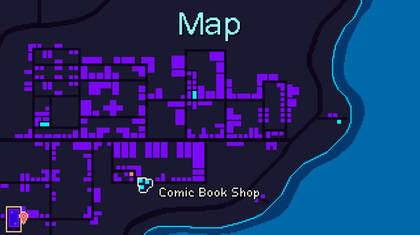 Игра Neon Hearts City, скриншот