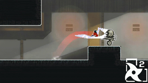 Игра Neon Ninja: Pixel Slasher, скриншот