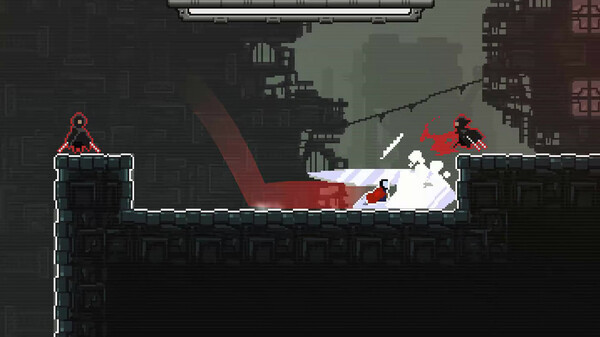 Игра Neon Ninja: Pixel Slasher, скриншот