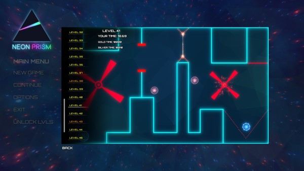 Игра Neon Prism, скриншот