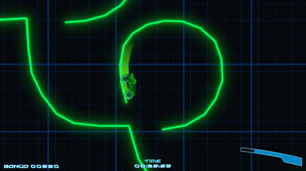 Игра Neon Rider Classic, скриншот
