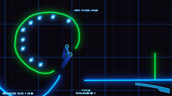 Игра Neon Rider Classic, скриншот