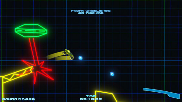 Игра Neon Rider Classic, скриншот