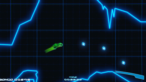 Игра Neon Rider Classic, скриншот