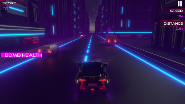 Игра NEON SPEED, скриншот