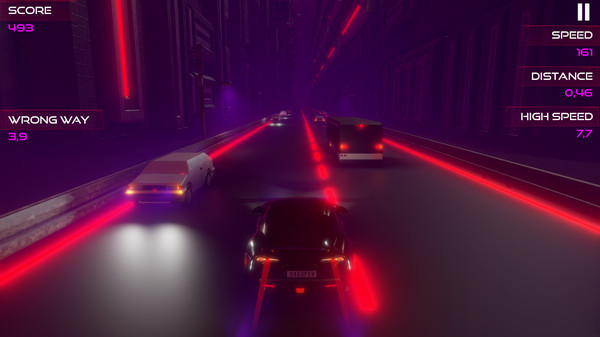 Игра NEON SPEED, скриншот