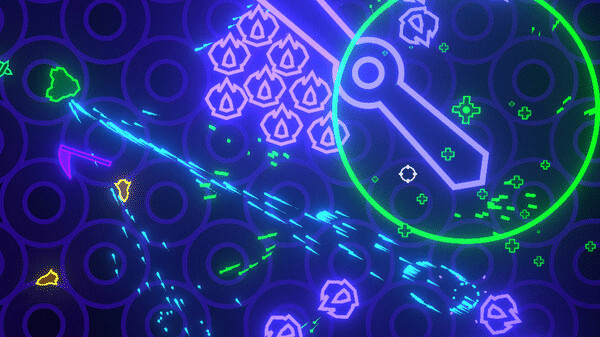Игра Neon Sundown, скриншот