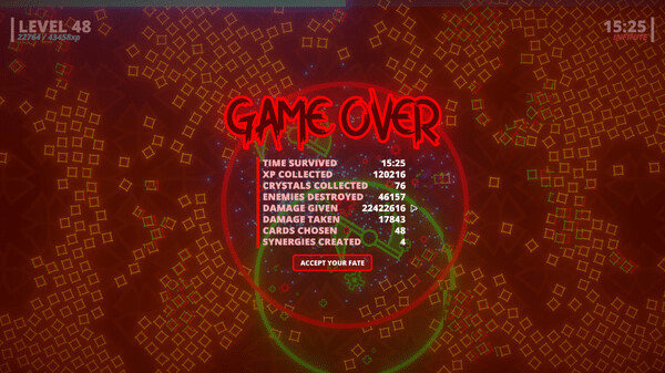 Игра Neon Sundown, скриншот