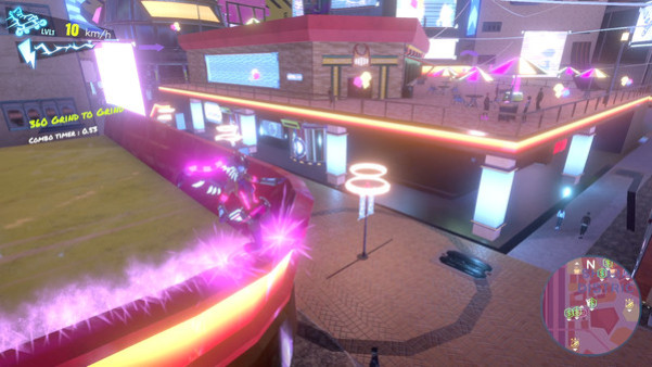 Игра Neon Tail, скриншот
